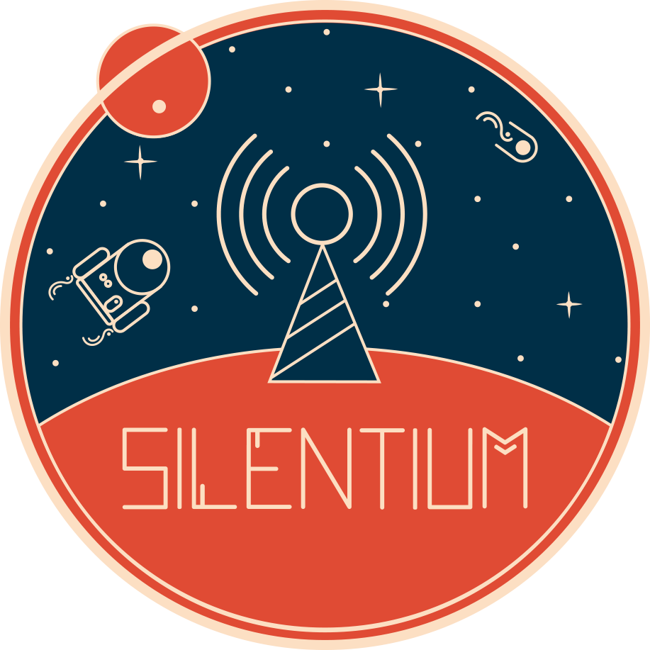 Circular logo for Silentium.