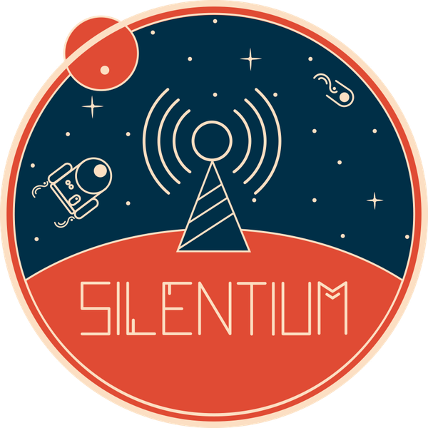 Circular logo for Silentium.